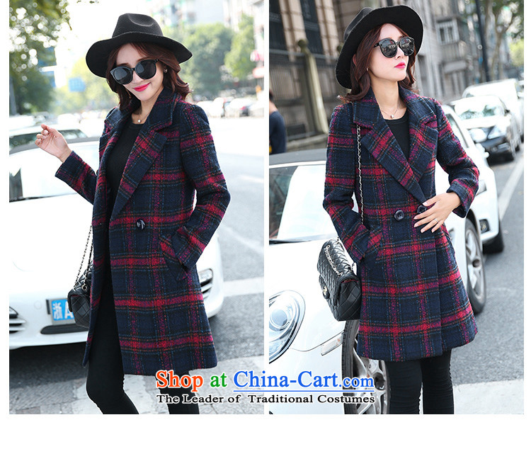 China, slave 2015 autumn and winter new women in Korean long hair Sau San? coats of female D088 RED L picture, prices, brand platters! The elections are supplied in the national character of distribution, so action, buy now enjoy more preferential! As soon as possible.