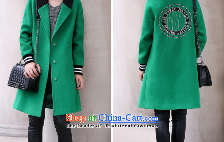 In the autumn of 2015, a new Pei fleece a wool coat in long female temperament lapel Sau San? jacket female Korea gross version S pictures, price-toned, brand platters! The elections are supplied in the national character of distribution, so action, buy now enjoy more preferential! As soon as possible.