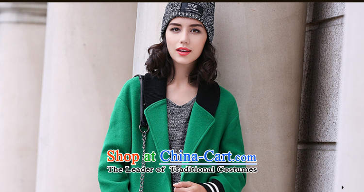 In the autumn of 2015, a new Pei fleece a wool coat in long female temperament lapel Sau San? jacket female Korea gross version S pictures, price-toned, brand platters! The elections are supplied in the national character of distribution, so action, buy now enjoy more preferential! As soon as possible.