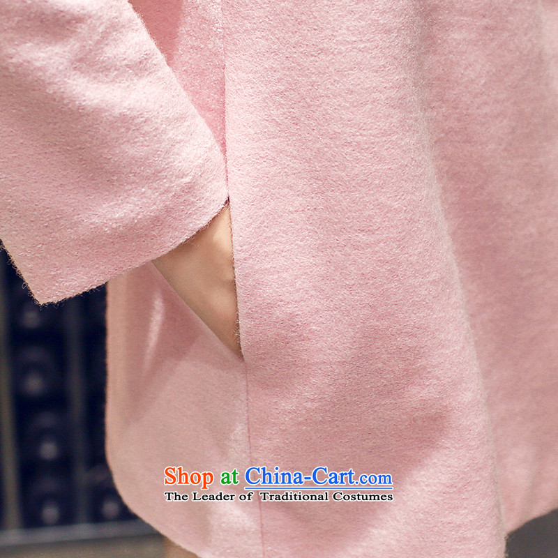 Name of the child-care wool coat girl in gross? Long 2015 new Korean autumn and winter Europe a student? The Coat 1600 pink , L, the child-care (mingnuoer Name) , , , shopping on the Internet