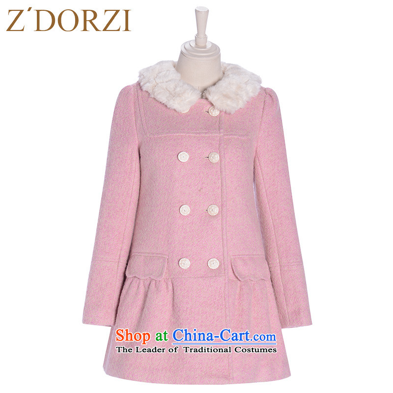 Zdorzi colorful Cheuk-yan winter new women's sweet gross for double-jacket 928315 gross? Pink , L, colorful (Z'DORZI Cheuk-yan) , , , shopping on the Internet