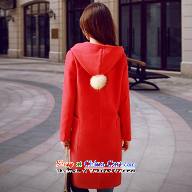 The Korean version of sweet cap solid color red jacket? gross XL, Ms Elsie Leung , , , Contact Online Shopping