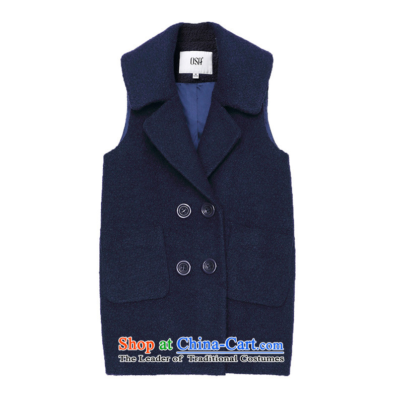 The OSA EURO 2015 Winter New Windsor female vest suits for double-jacket SD522004 gross? blue S, Europe (O.SA) , , , shopping on the Internet