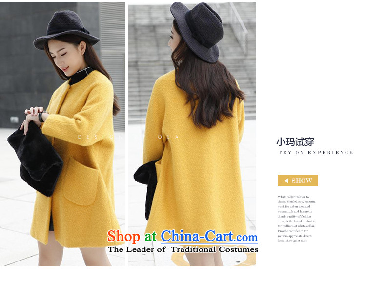 The OSA EURO 2015 Winter New Windsor female single-style large pocket clip hair? Kang Yellow M coat SD525006 picture, prices, brand platters! The elections are supplied in the national character of distribution, so action, buy now enjoy more preferential! As soon as possible.