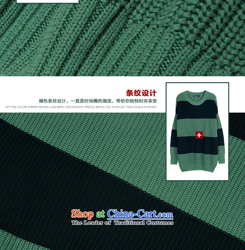 The Ka, for larger women 2015 Autumn and Winter Sweater jacket relaxd new graphics thin to thick MM intensify Knitted Shirt jacket female round-neck collar army green L picture, prices, brand platters! The elections are supplied in the national character of distribution, so action, buy now enjoy more preferential! As soon as possible.