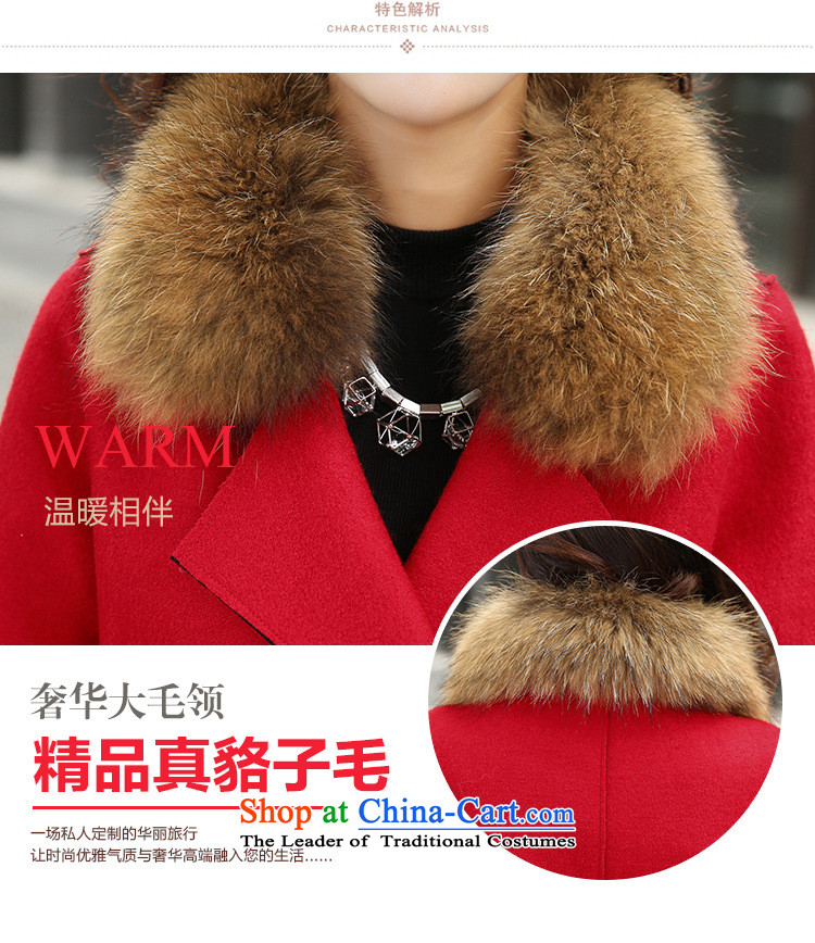 Oehe 2015 winter clothing new Korean version in Sau San long jacket, stylish girl video thin lapel long-sleeved red cloak gross? (True) 2XL pictures for gross, prices, brand platters! The elections are supplied in the national character of distribution, so action, buy now enjoy more preferential! As soon as possible.