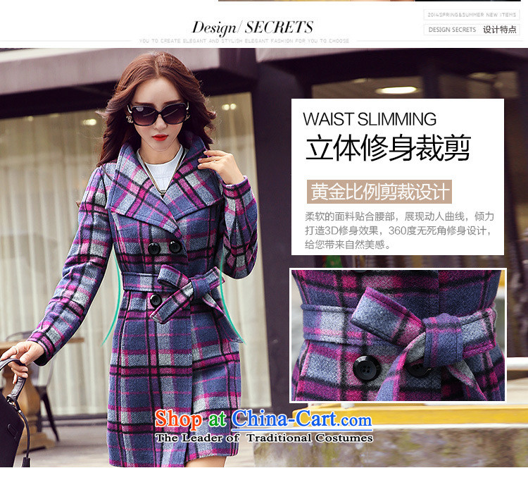 Oehe 2015 winter clothing new Korean version in Sau San long jacket, stylish girl video thin lapel long-sleeved dark green of the gross? coats XL Photo, prices, brand platters! The elections are supplied in the national character of distribution, so action, buy now enjoy more preferential! As soon as possible.