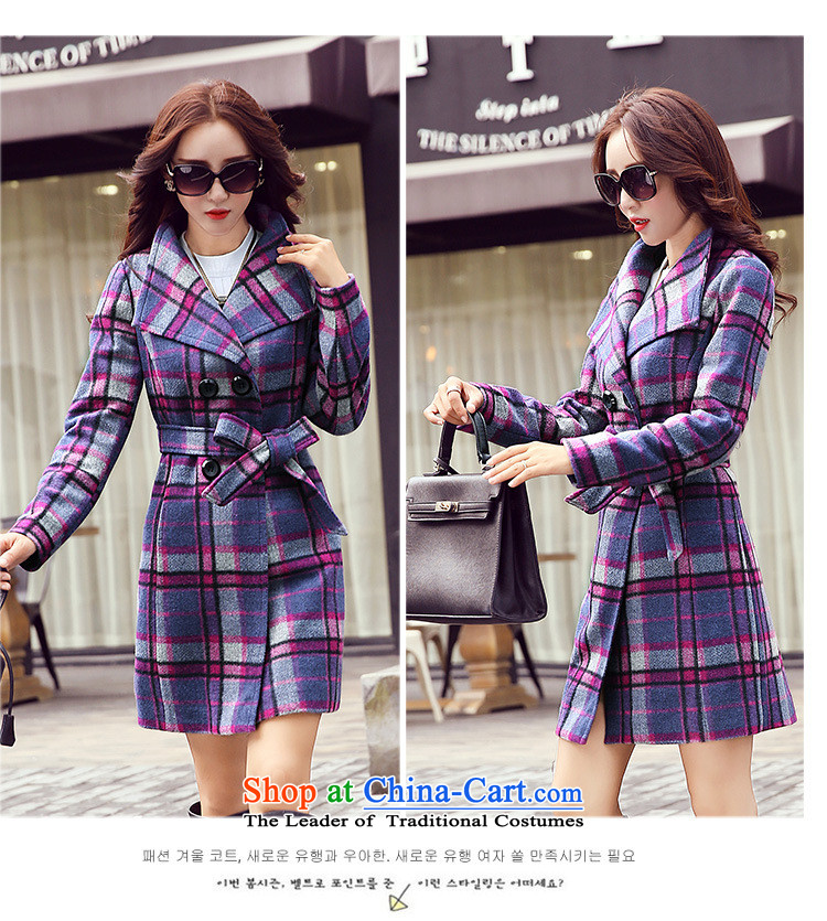 Oehe 2015 winter clothing new Korean version in Sau San long jacket, stylish girl video thin lapel long-sleeved dark green of the gross? coats XL Photo, prices, brand platters! The elections are supplied in the national character of distribution, so action, buy now enjoy more preferential! As soon as possible.