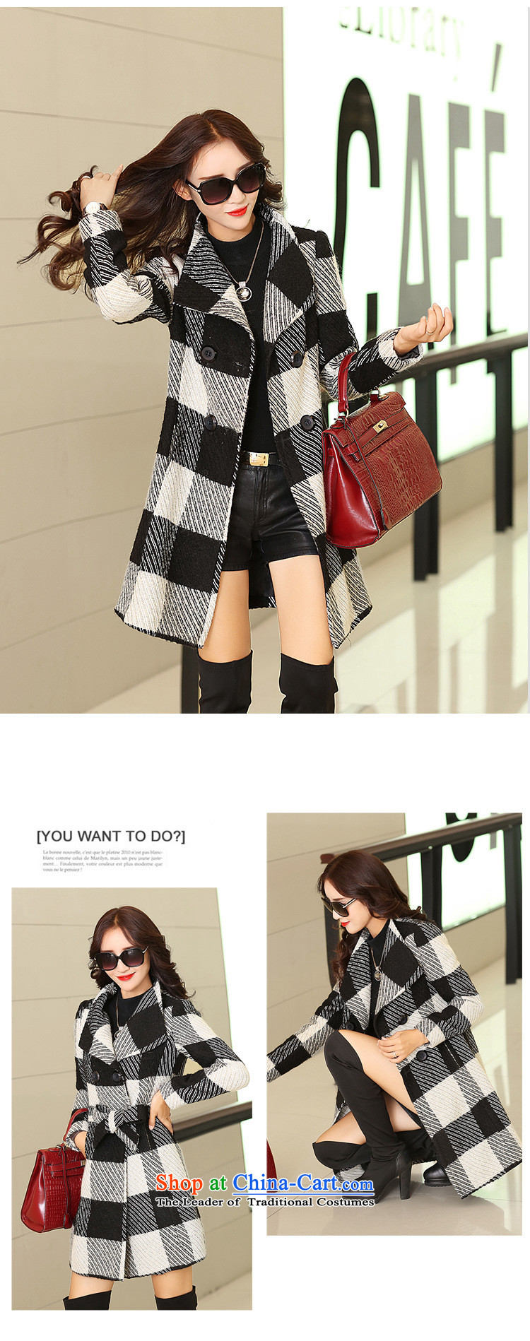 Oehe 2015 winter clothing new Korean version in Sau San long jacket, stylish girl video thin lapel long-sleeved dark green of the gross? coats XL Photo, prices, brand platters! The elections are supplied in the national character of distribution, so action, buy now enjoy more preferential! As soon as possible.