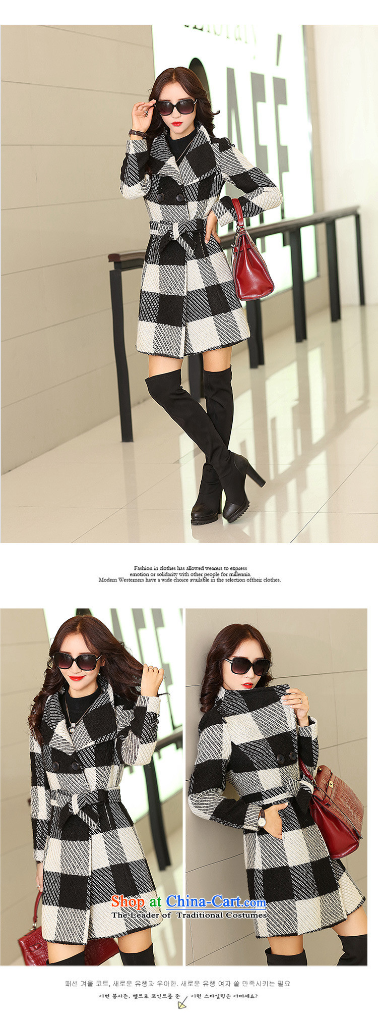 Oehe 2015 winter clothing new Korean version in Sau San long jacket, stylish girl video thin lapel long-sleeved dark green of the gross? coats XL Photo, prices, brand platters! The elections are supplied in the national character of distribution, so action, buy now enjoy more preferential! As soon as possible.