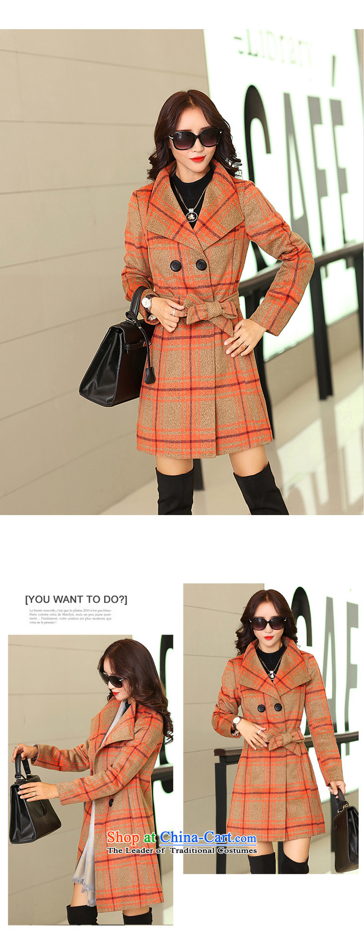 Oehe 2015 winter clothing new Korean version in Sau San long jacket, stylish girl video thin lapel long-sleeved dark green of the gross? coats XL Photo, prices, brand platters! The elections are supplied in the national character of distribution, so action, buy now enjoy more preferential! As soon as possible.