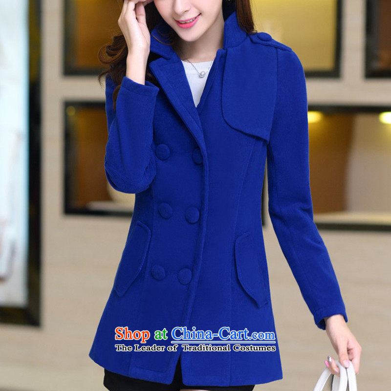 Oehe 2015 winter clothing new Korean version in Sau San long jacket, stylish girl video thin lapel long-sleeved gross estimated L,oehe,,,? coats Po shopping on the Internet