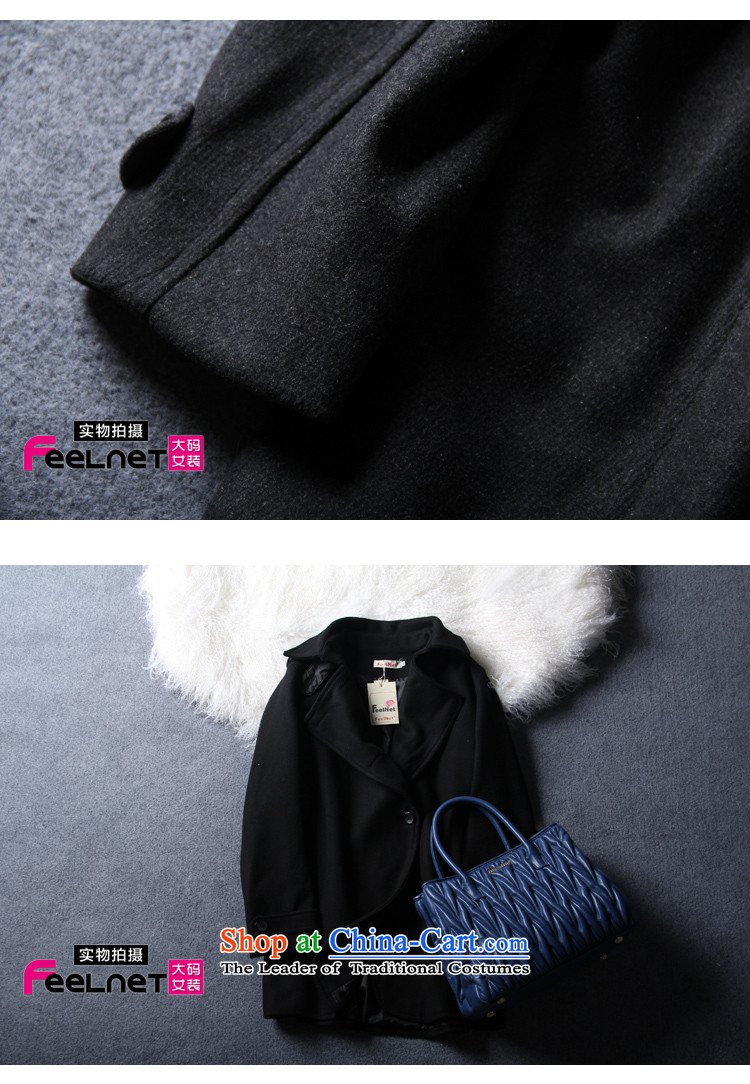 Thick sister 200 catties feelnet2015 to xl thick mm autumn winter clothing Korean replacing video thin coat gross 105 gray  4XL-44 jacket? code picture, prices, brand platters! The elections are supplied in the national character of distribution, so action, buy now enjoy more preferential! As soon as possible.