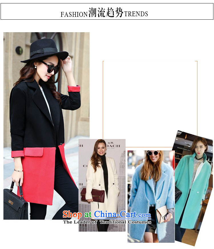 Fischier? 2015 Autumn female coat for women for winter new Korean stitching in Sau San long hair? 9837 female jacket watermelon red XL130-145 catty picture, prices, brand platters! The elections are supplied in the national character of distribution, so action, buy now enjoy more preferential! As soon as possible.