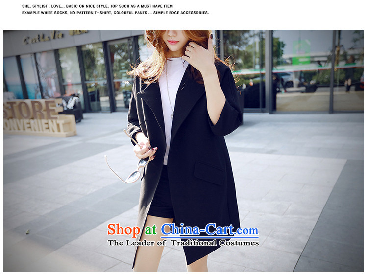 O Ya-ting to increase women's code 2015 autumn and winter new thick mm Korean loose video in thin long wind jacket flows among 9,588 3XL black 145-165 recommends that you catty picture, prices, brand platters! The elections are supplied in the national character of distribution, so action, buy now enjoy more preferential! As soon as possible.