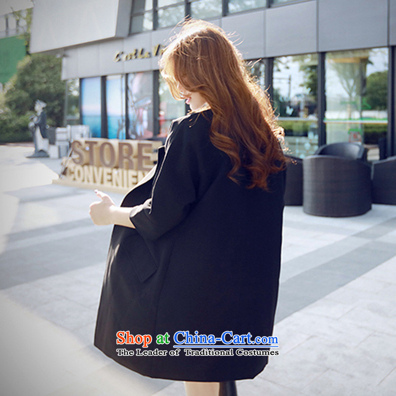 O Ya-ting to increase women's code 2015 autumn and winter new thick mm Korean loose video in thin long wind jacket flows among 9,588 3XL black recommends that you 145-165, O Jacob aoyating Ting () , , , shopping on the Internet