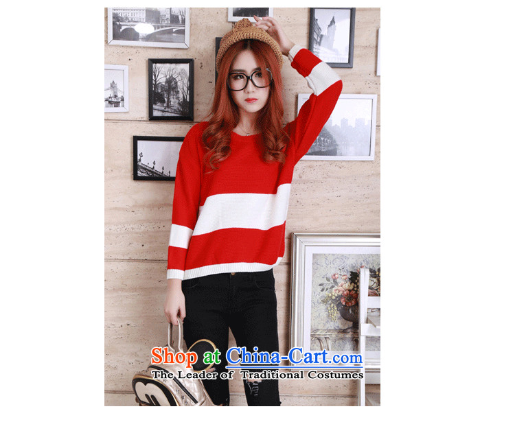 O Ya-ting to increase women's code 2015 autumn and winter new mm thick Korean version thin spell color woolen pullover, forming the knitwear 668 red 3XL recommends that you 160-190 catty picture, prices, brand platters! The elections are supplied in the national character of distribution, so action, buy now enjoy more preferential! As soon as possible.