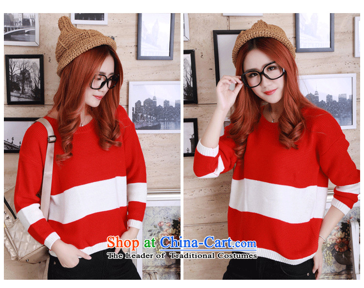 O Ya-ting to increase women's code 2015 autumn and winter new mm thick Korean version thin spell color woolen pullover, forming the knitwear 668 red 3XL recommends that you 160-190 catty picture, prices, brand platters! The elections are supplied in the national character of distribution, so action, buy now enjoy more preferential! As soon as possible.