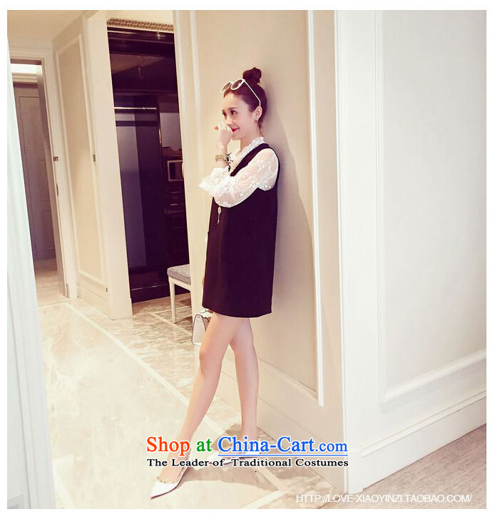 O Ya-ting to increase women's code 2015 autumn and winter new mm thick Korean version of thin lace forming the Netherlands a vest skirt two Kit 362 Black 5XL 175-200 recommends that you catty picture, prices, brand platters! The elections are supplied in the national character of distribution, so action, buy now enjoy more preferential! As soon as possible.