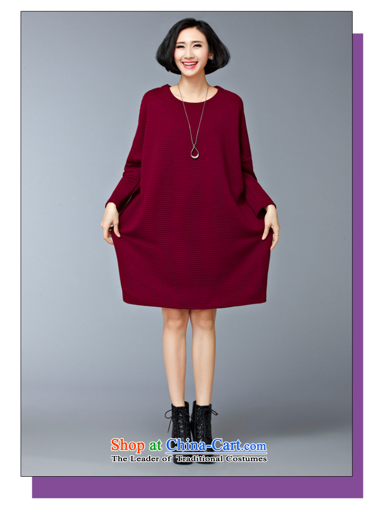 O Ya-ting to increase women's code 2015 autumn and winter new mm thick Korean video clip cotton shirts, forming the thin Western Wind relaxd stylish dresses 7,589 large wine red versions are Code 200 catties of recommends that you pictures, prices, brand platters! The elections are supplied in the national character of distribution, so action, buy now enjoy more preferential! As soon as possible.