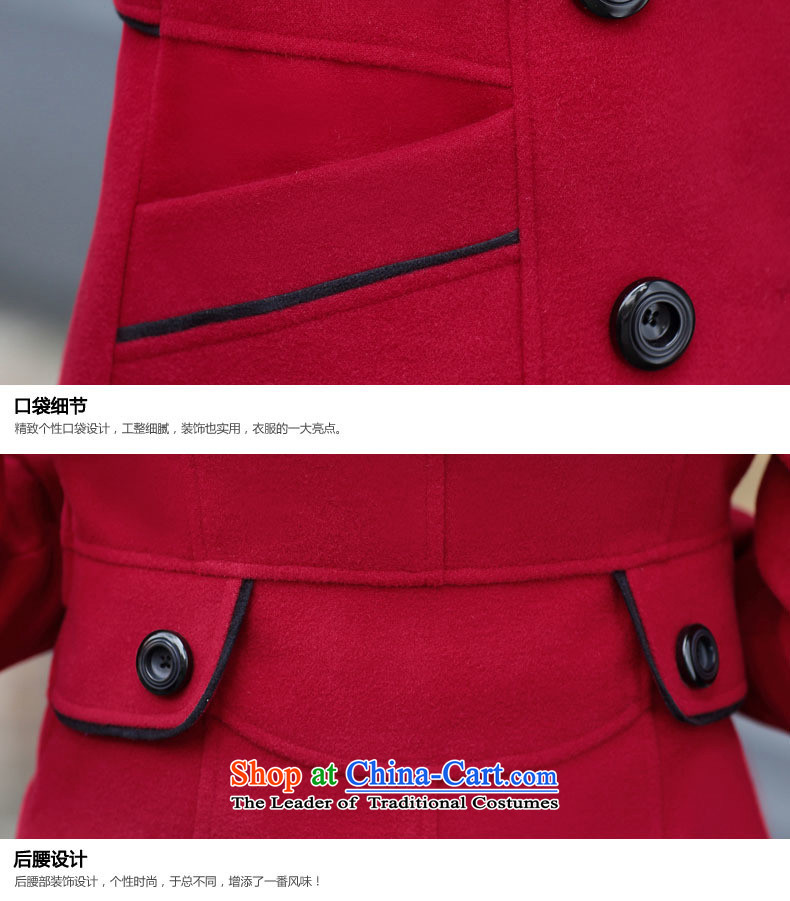 Kim Hye-Cayman 2015 autumn and winter new commuter larger women's gross a cloak of Korean version of the long hair a wool coat jacket? female bourdeaux gross M picture, prices, brand platters! The elections are supplied in the national character of distribution, so action, buy now enjoy more preferential! As soon as possible.