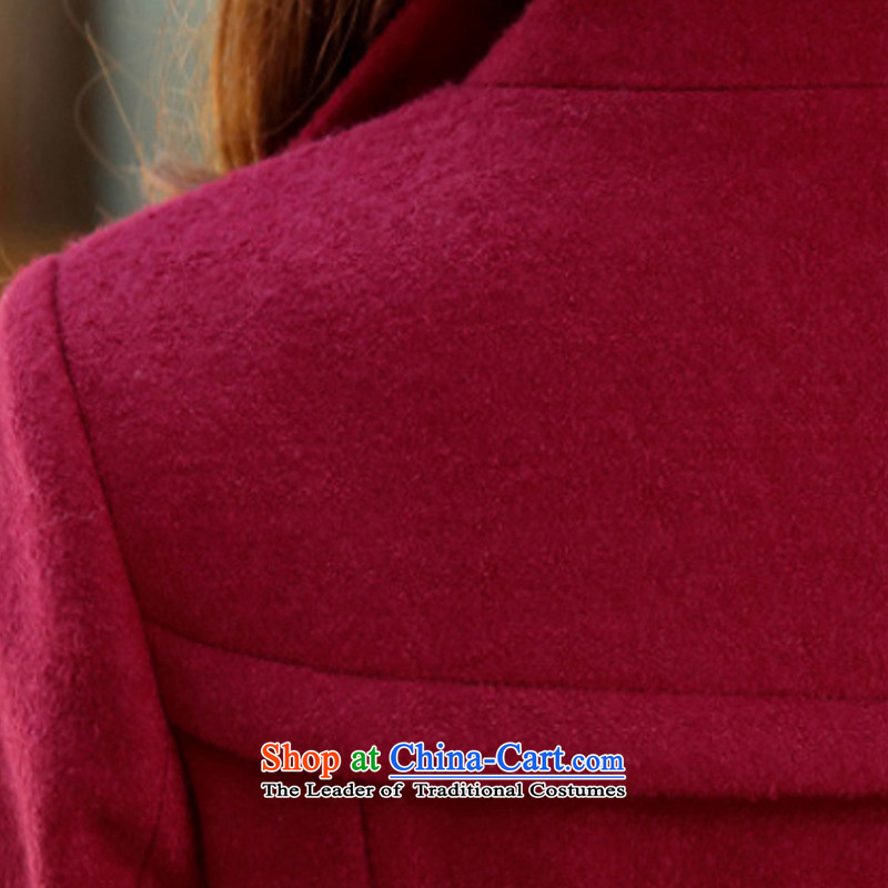 Pele Cayman 2015 winter coats gross new Korean women?   in the jacket long long-sleeved sweater large wine red XL, Pele BEILEIMAN (Cayman) , , , shopping on the Internet