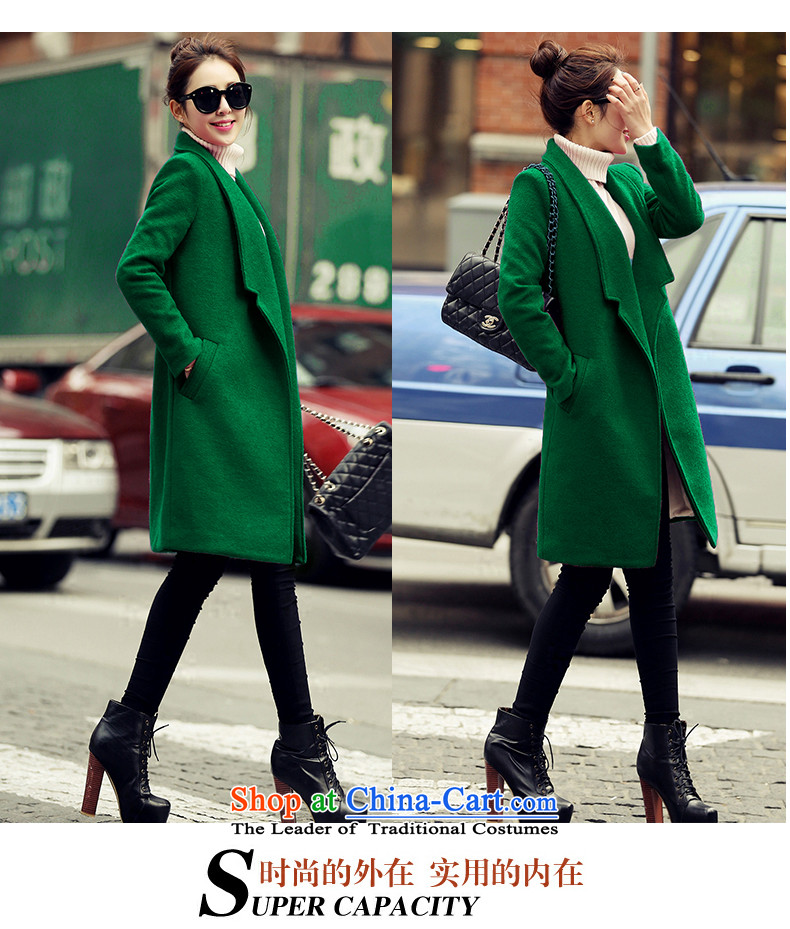 Yuan Building 2015 autumn and winter coats the new Korean version of gross for long small incense wind single row clip hair girl in red cloak? Long XL Photo, prices, brand platters! The elections are supplied in the national character of distribution, so action, buy now enjoy more preferential! As soon as possible.