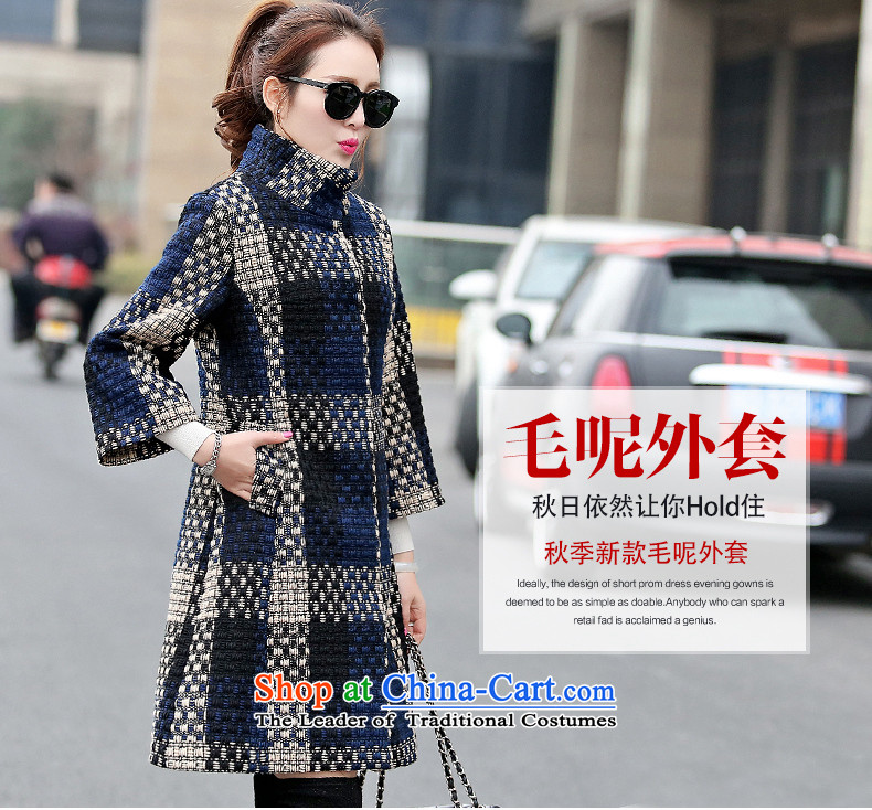 Scented Winter 2015 new stylish knitting weaving grid coarse wool terylene V1708 jacket color pictures picture, prices, XL brand platters! The elections are supplied in the national character of distribution, so action, buy now enjoy more preferential! As soon as possible.