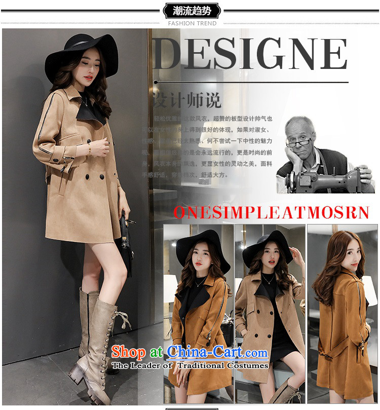 Cioni autumn 2015 was in OL long decorated jacket, female autumn new skin lint-free video thin double-female windbreaker and Color M picture, prices, brand platters! The elections are supplied in the national character of distribution, so action, buy now enjoy more preferential! As soon as possible.