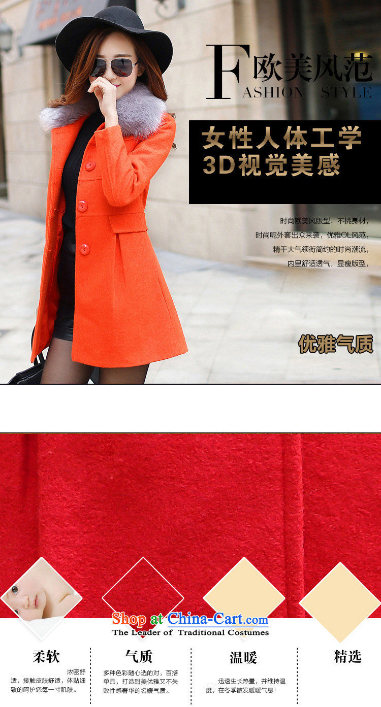 Gubin The 2015 autumn and winter new Korean version of Sau San video thin long-sleeved jacket girl in gross? Long Tk 8,368 leather toner L picture, prices, brand platters! The elections are supplied in the national character of distribution, so action, buy now enjoy more preferential! As soon as possible.