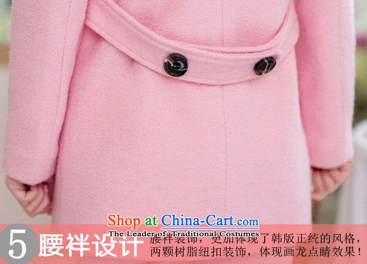 In accordance with the CEN 2015 bathing in the autumn and winter new Korean reverse collar double-a long coats in sweet gross? jacket J265# Sau San blue L picture, prices, brand platters! The elections are supplied in the national character of distribution, so action, buy now enjoy more preferential! As soon as possible.