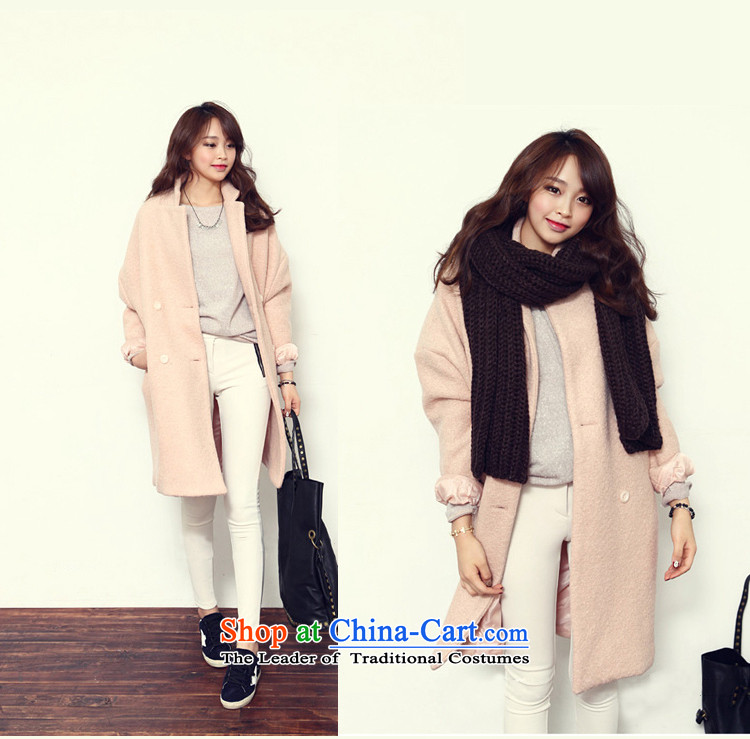 Hundreds of bathing in the autumn of 2015, of the coat is new for women in the thick Korean long coats gross?? jacket female autumn 8853 light pink M picture, prices, brand platters! The elections are supplied in the national character of distribution, so action, buy now enjoy more preferential! As soon as possible.