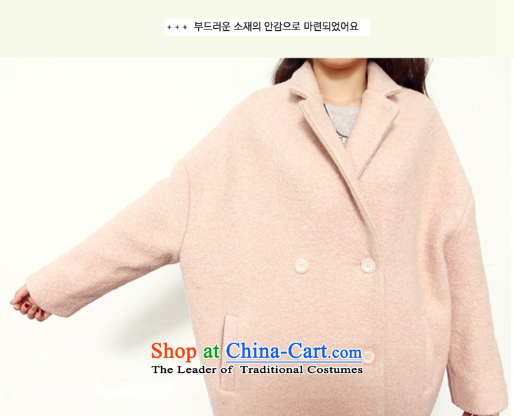 Hundreds of bathing in the autumn of 2015, of the coat is new for women in the thick Korean long coats gross?? jacket female autumn 8853 light pink M picture, prices, brand platters! The elections are supplied in the national character of distribution, so action, buy now enjoy more preferential! As soon as possible.