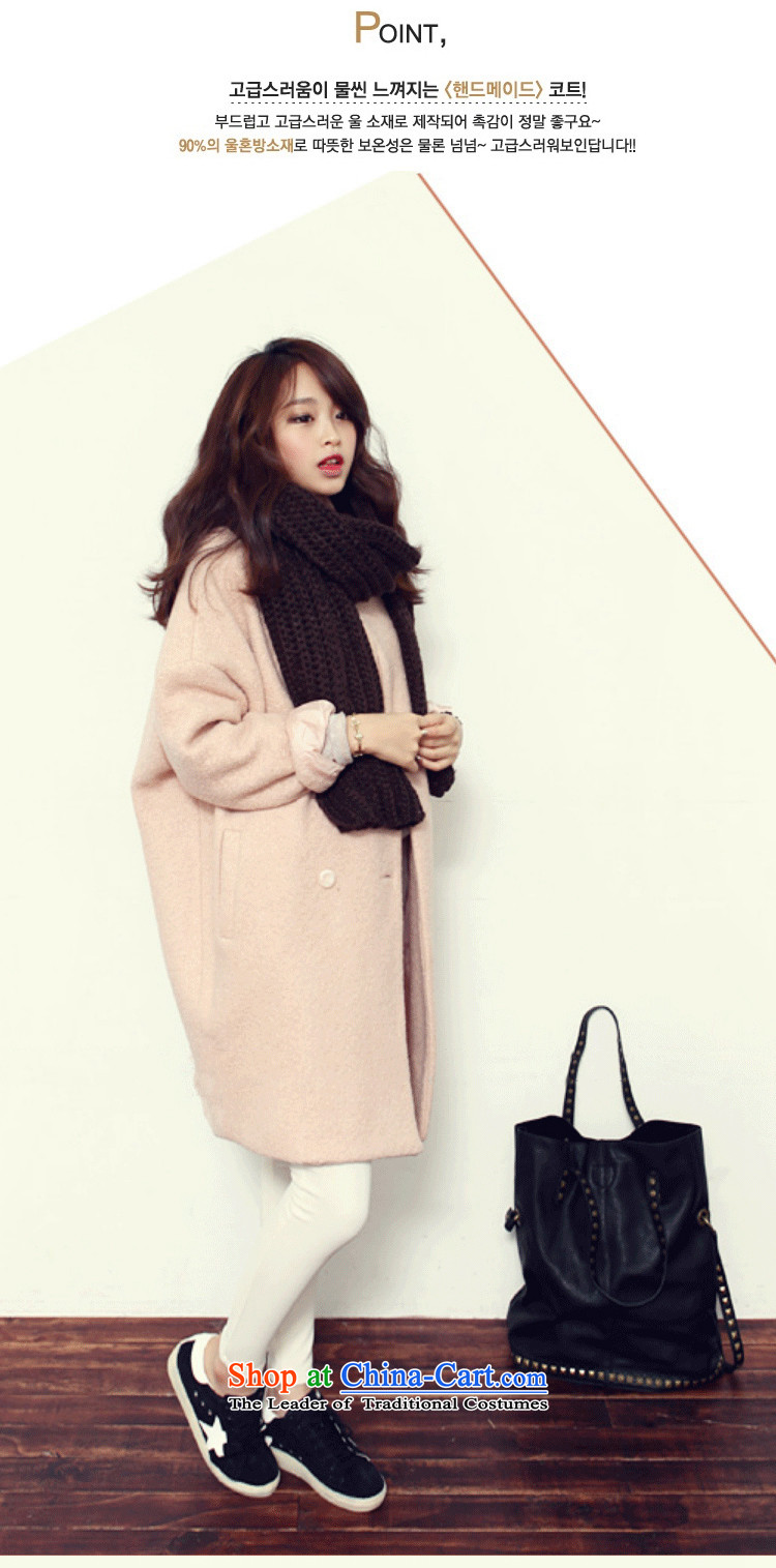 Hundreds of bathing in the autumn of 2015, of the coat is new for women in the thick Korean long coats gross?? jacket female autumn 8853 light pink M picture, prices, brand platters! The elections are supplied in the national character of distribution, so action, buy now enjoy more preferential! As soon as possible.