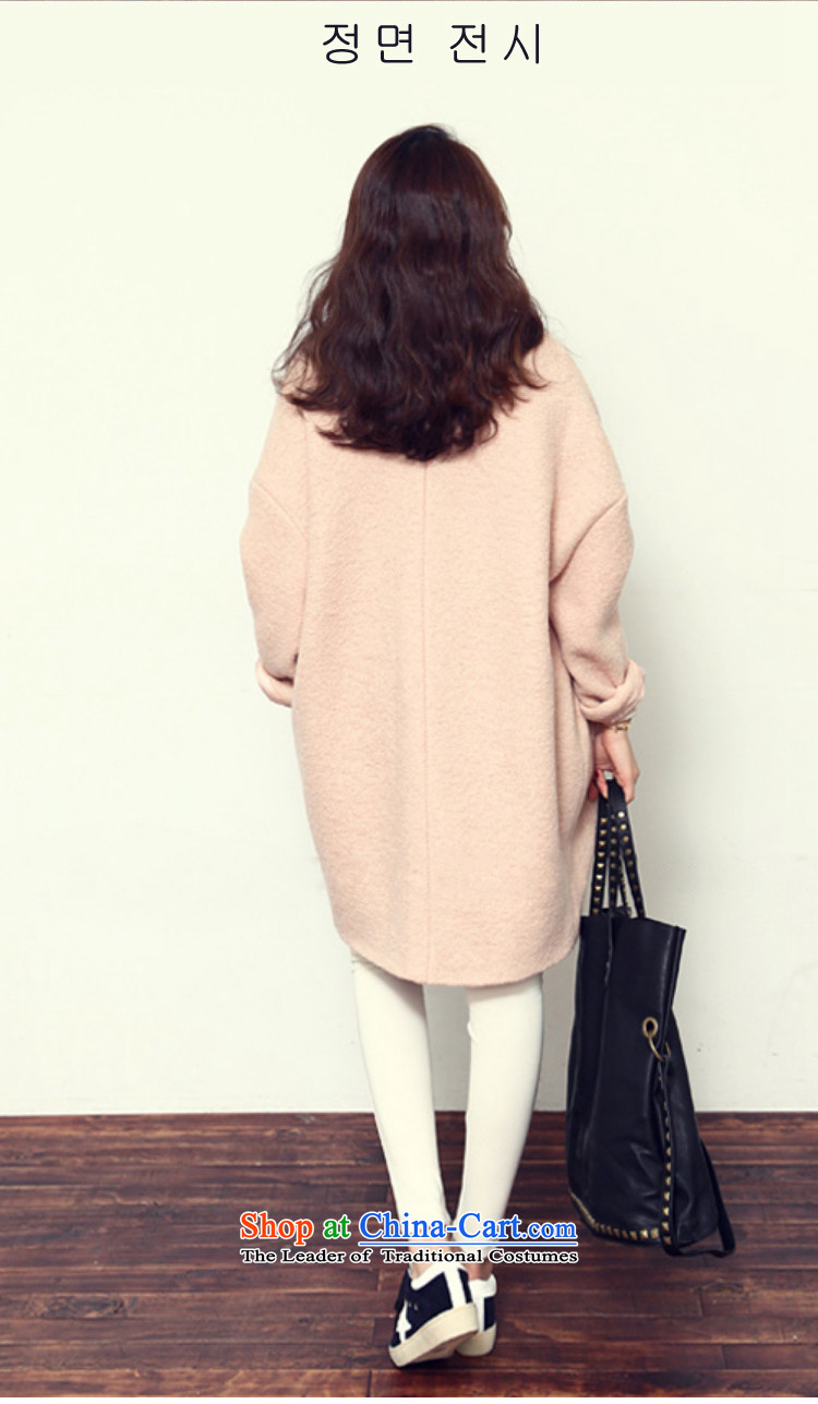 Hundreds of bathing in the autumn of 2015, of the coat is new for women in the thick Korean long coats gross?? jacket female autumn 8853 light pink M picture, prices, brand platters! The elections are supplied in the national character of distribution, so action, buy now enjoy more preferential! As soon as possible.