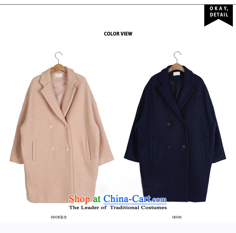 Hundreds of bathing in the autumn of 2015, of the coat is new for women in the thick Korean long coats gross?? jacket female autumn 8853 light pink M picture, prices, brand platters! The elections are supplied in the national character of distribution, so action, buy now enjoy more preferential! As soon as possible.