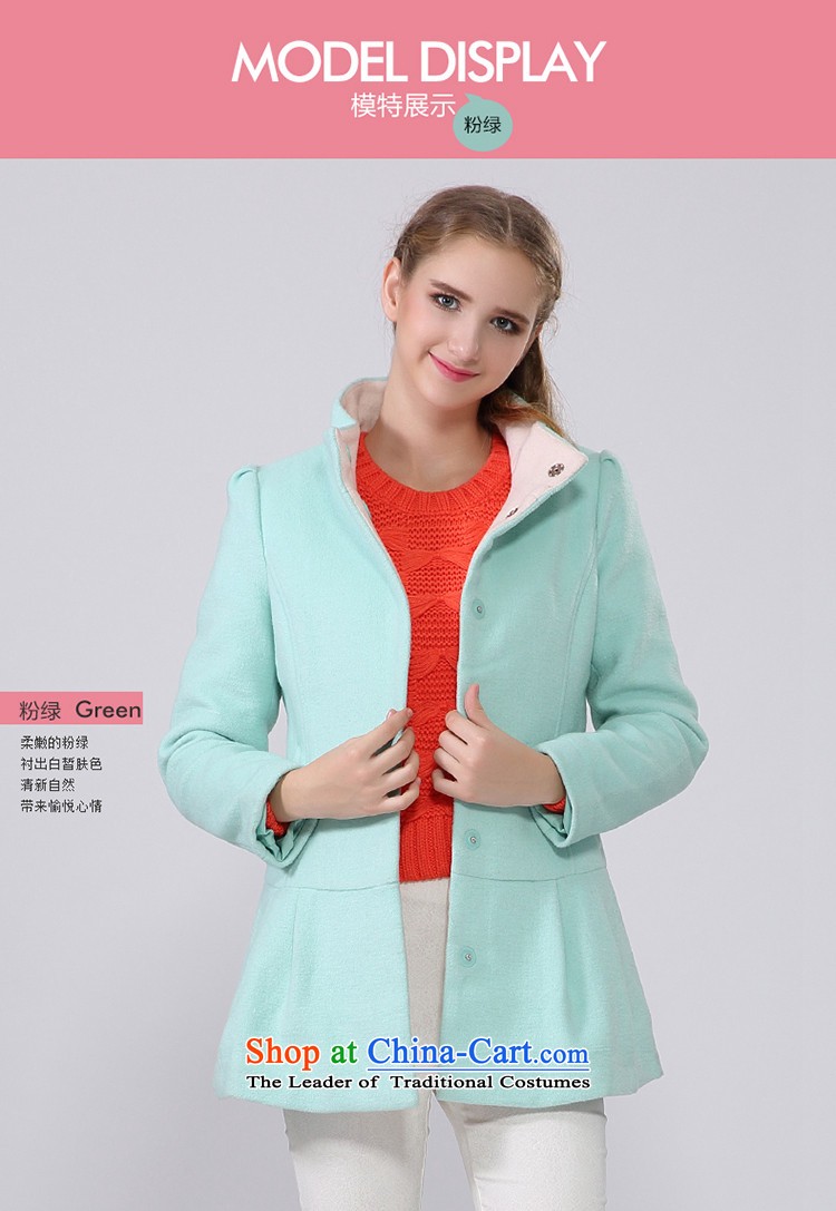 A yi wu 2015 autumn and winter new pure color wild stylish collar elegance. long wool coat jacket female CA44197242? black S picture, prices, brand platters! The elections are supplied in the national character of distribution, so action, buy now enjoy more preferential! As soon as possible.