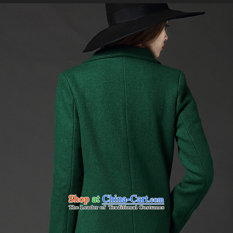 Good Palace Yin xl female thick mm2015 autumn and winter, to intensify the sister in thick long long-sleeved gray overcoat so gross 5XL,. Good Palace Yin ( , , , ) shangongyan shopping on the Internet