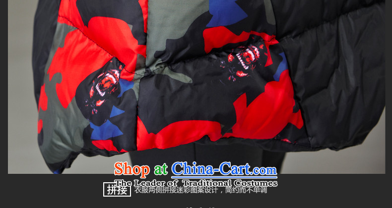 Gigi Lai King Cayman Code Coe thick Person in 2015 autumn and winter Fat MM to increase the number of female jackets 200 catties thick new thick cotton sister army green  XL Photo, prices, brand platters! The elections are supplied in the national character of distribution, so action, buy now enjoy more preferential! As soon as possible.