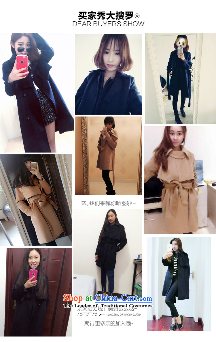 (d Sharma, Korea 2015 autumn and winter new Korean citizenry Sau San video thin foutune tether strap over the medium to longer term gross jacket coat black women? M picture, prices, brand platters! The elections are supplied in the national character of distribution, so action, buy now enjoy more preferential! As soon as possible.