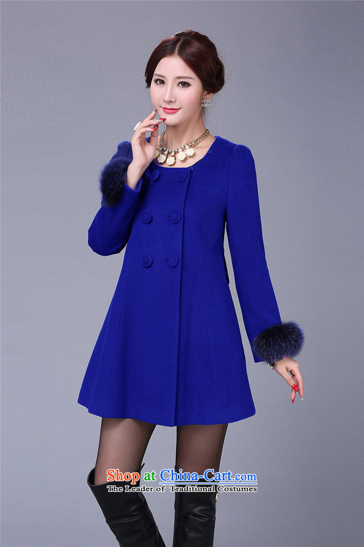 Blair's poem by 2015 winter new Korean version for Sau San Gross Gross girls jacket? long coats female 8212# cashmere black XXXXL picture, prices, brand platters! The elections are supplied in the national character of distribution, so action, buy now enjoy more preferential! As soon as possible.