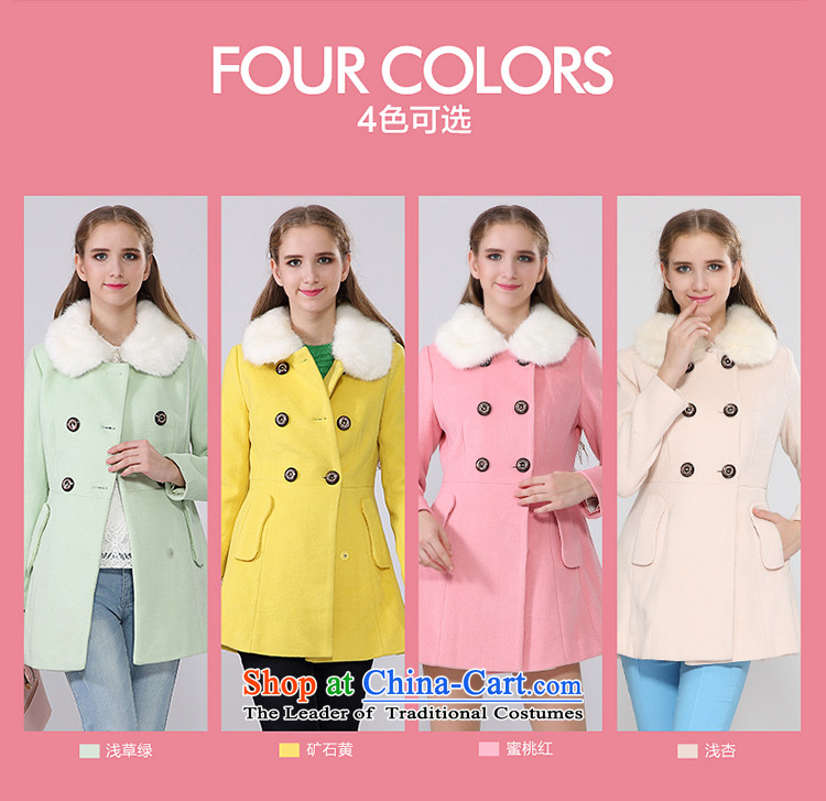 Aida 2015 Winter New Lin sweet gentlewoman removable gross for double-Foutune of wool coat jacket CA44297351? honey peach XL Photo, prices, brand platters! The elections are supplied in the national character of distribution, so action, buy now enjoy more preferential! As soon as possible.