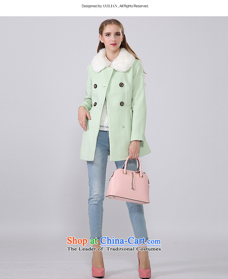 Aida 2015 Winter New Lin sweet gentlewoman removable gross for double-Foutune of wool coat jacket CA44297351? honey peach XL Photo, prices, brand platters! The elections are supplied in the national character of distribution, so action, buy now enjoy more preferential! As soon as possible.