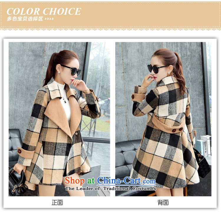 Xin Qian 2015 autumn and winter female new Korean large Sau San? In coats Long Hoodie a wool coat jacket coat? female gross x0462 suit L picture, prices, brand platters! The elections are supplied in the national character of distribution, so action, buy now enjoy more preferential! As soon as possible.