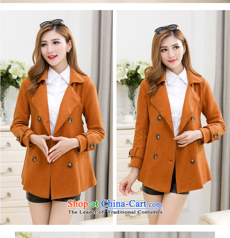 Pull economy- 2015 autumn and winter new women's winter coats girl Won)? Edition in elegant temperament Thick Long Large cloak jacket 681 BLUE S picture, prices, brand platters! The elections are supplied in the national character of distribution, so action, buy now enjoy more preferential! As soon as possible.
