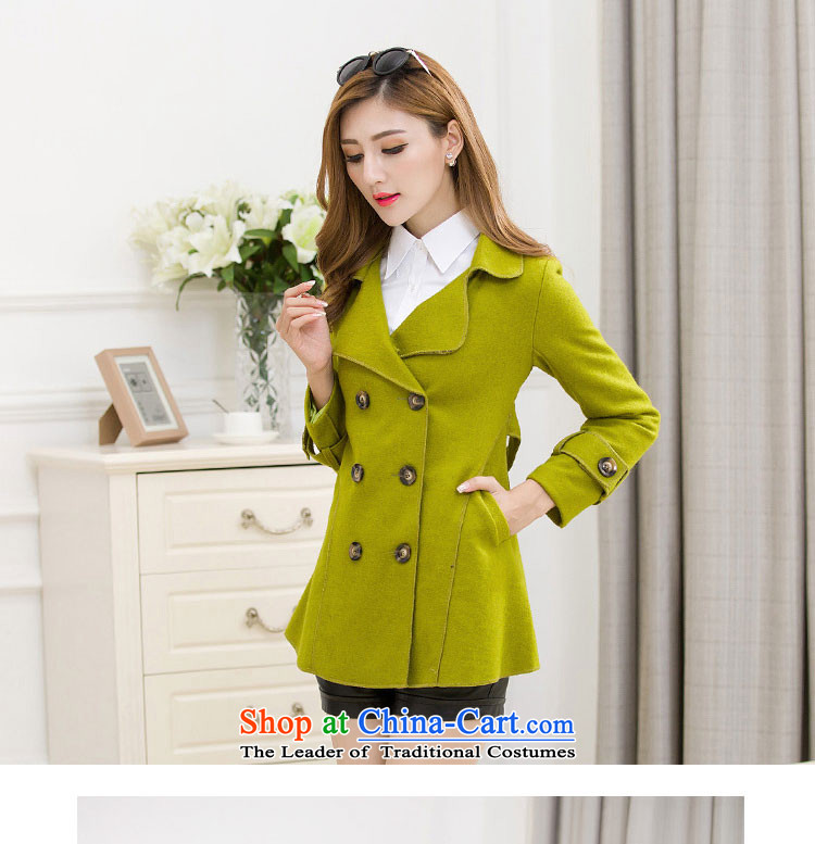Pull economy- 2015 autumn and winter new women's winter coats girl Won)? Edition in elegant temperament Thick Long Large cloak jacket 681 BLUE S picture, prices, brand platters! The elections are supplied in the national character of distribution, so action, buy now enjoy more preferential! As soon as possible.