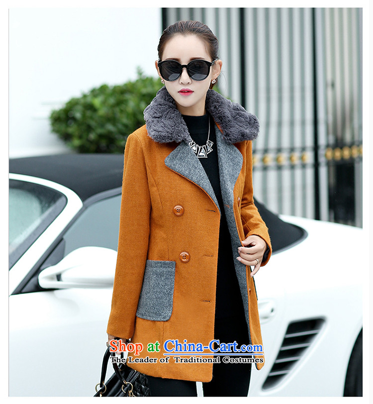 Yi love wave 2015 Fall/Winter Collections new Korean female decorated gross? Are Stylish coat gross girls jacket? Long 1115 Kim and L photo, prices, brand platters! The elections are supplied in the national character of distribution, so action, buy now enjoy more preferential! As soon as possible.