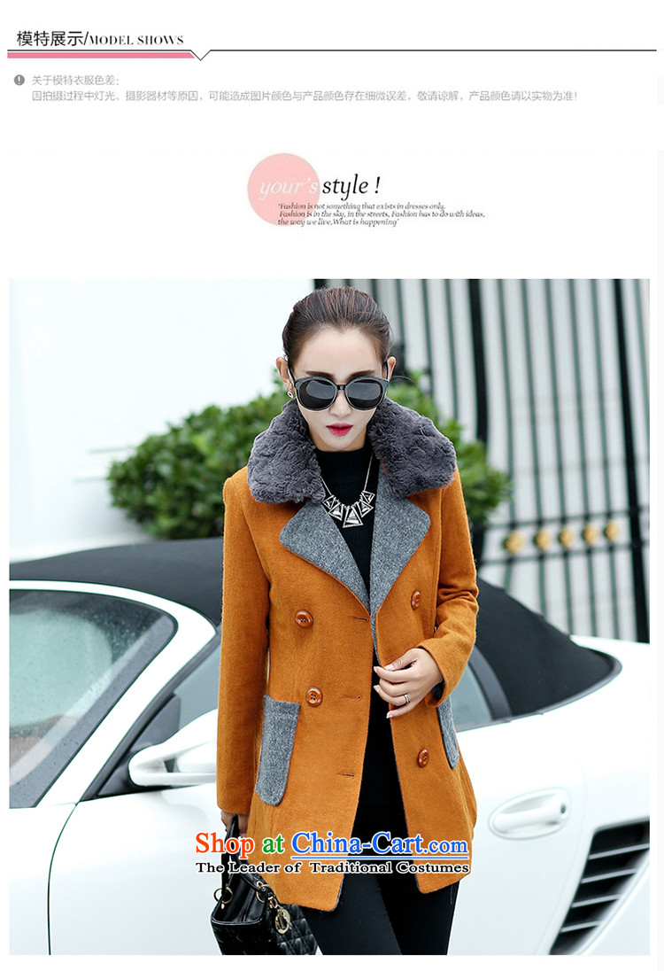 Yi love wave 2015 Fall/Winter Collections new Korean female decorated gross? Are Stylish coat gross girls jacket? Long 1115 Kim and L photo, prices, brand platters! The elections are supplied in the national character of distribution, so action, buy now enjoy more preferential! As soon as possible.