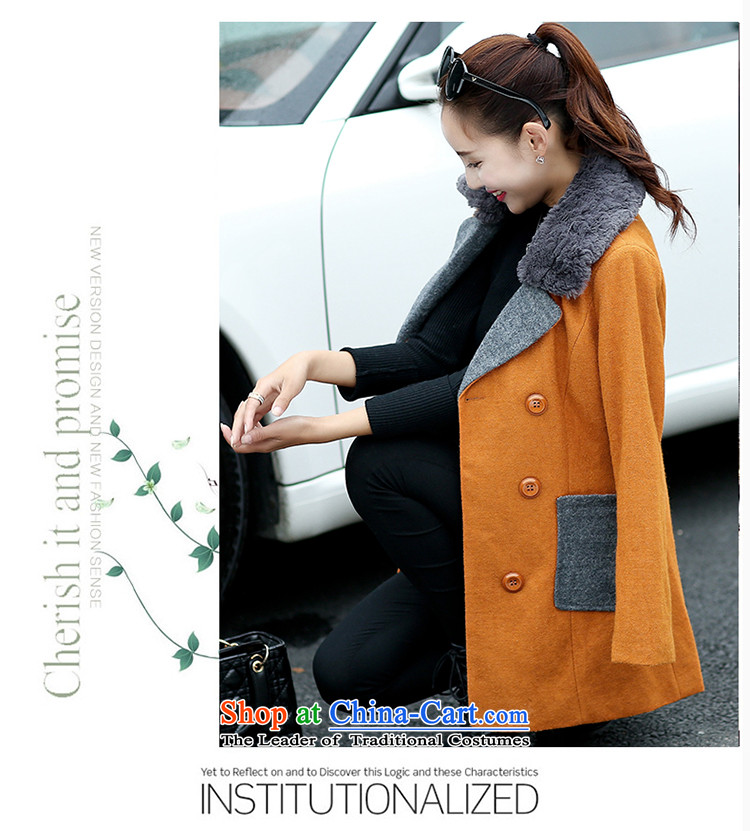 Yi love wave 2015 Fall/Winter Collections new Korean female decorated gross? Are Stylish coat gross girls jacket? Long 1115 Kim and L photo, prices, brand platters! The elections are supplied in the national character of distribution, so action, buy now enjoy more preferential! As soon as possible.