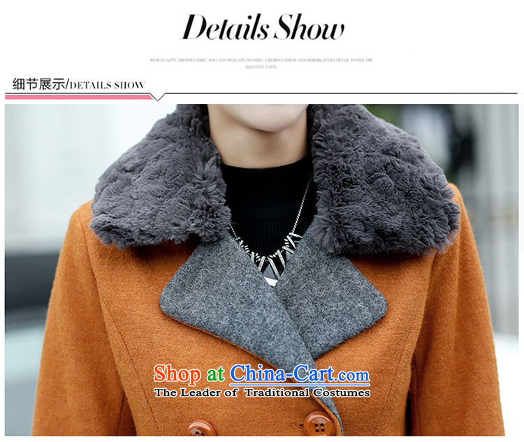 Yi love wave 2015 Fall/Winter Collections new Korean female decorated gross? Are Stylish coat gross girls jacket? Long 1115 Kim and L photo, prices, brand platters! The elections are supplied in the national character of distribution, so action, buy now enjoy more preferential! As soon as possible.